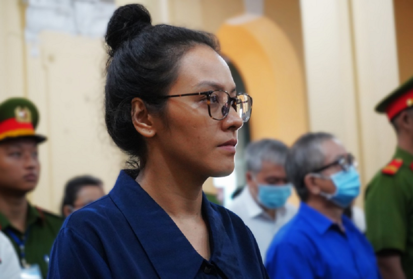 Bị cáo Trương Huệ Vân (cháu ruột Trương Mỹ Lan). Ảnh: Lao Động