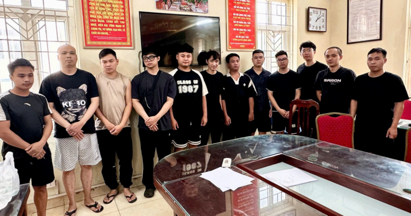 Các đối tượng trong vụ án (Ảnh: Công an cung cấp).