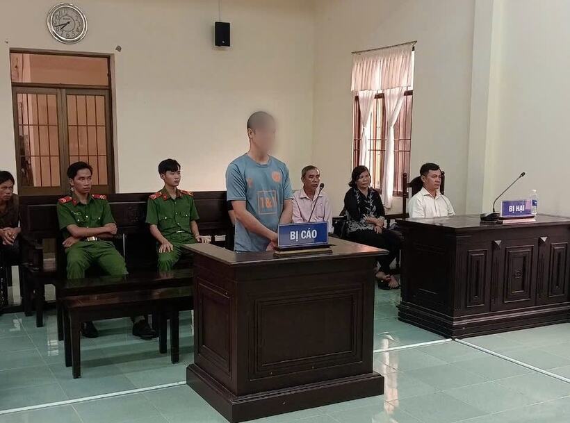 Bị cáo Trần Duy Tâm tại phiên tòa xét xử. (Ảnh: Công lý)