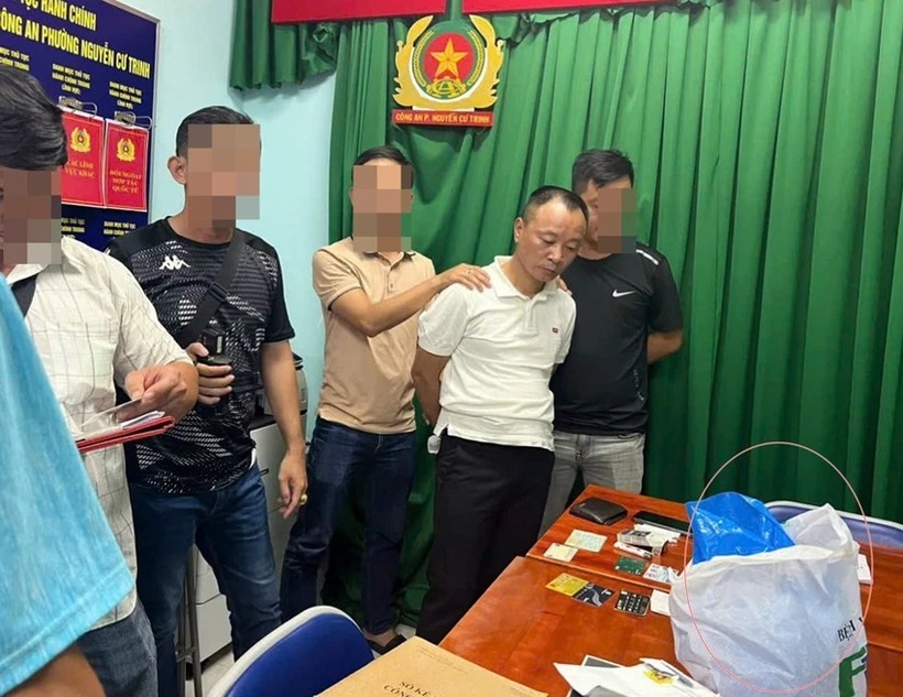 Hoàng Văn Thảo tại bắt giữ. Ảnh: Pháp luật TP.HCM