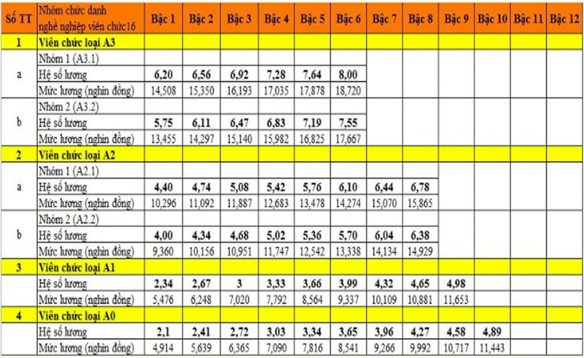 Mức lương cao nhất của công chức năm 2024 là bao nhiêu? - 2