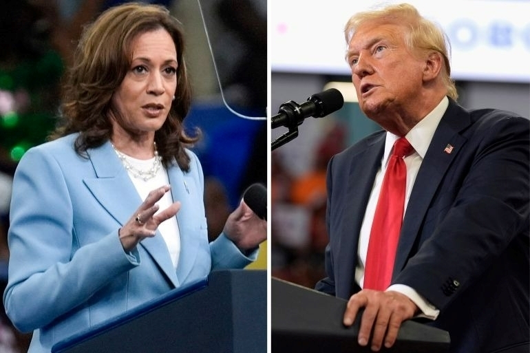 Ông Trump từ chối tranh luận thêm với bà Harris. Ảnh: Aljazeera