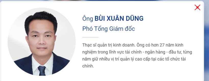 Phó Tổng giám đốc VietABank Bùi Xuân Dũng.