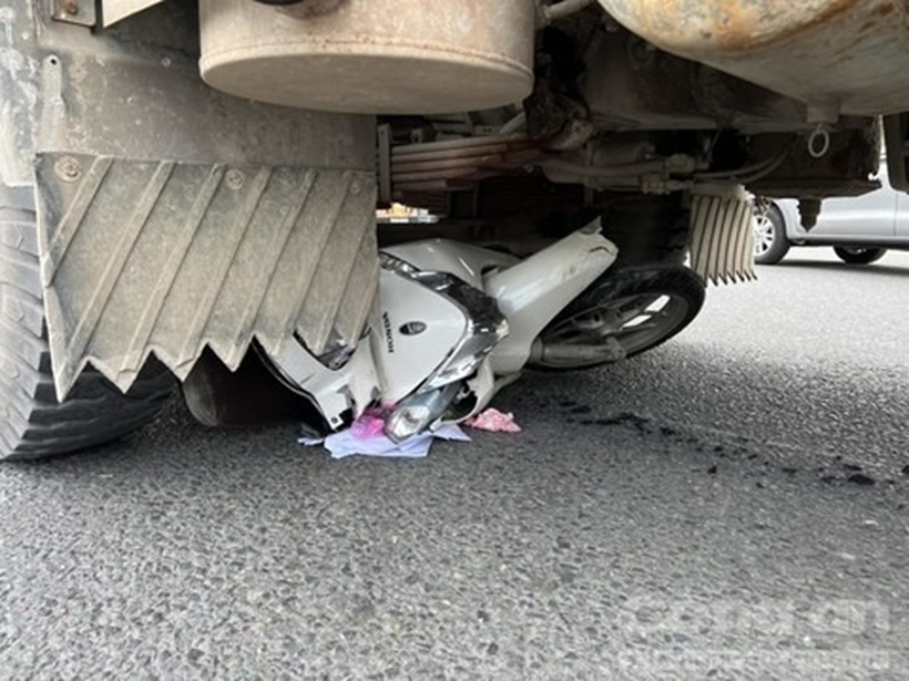 Hiện trường vụ tai nạn. Ảnh: Công an TP.HCM
