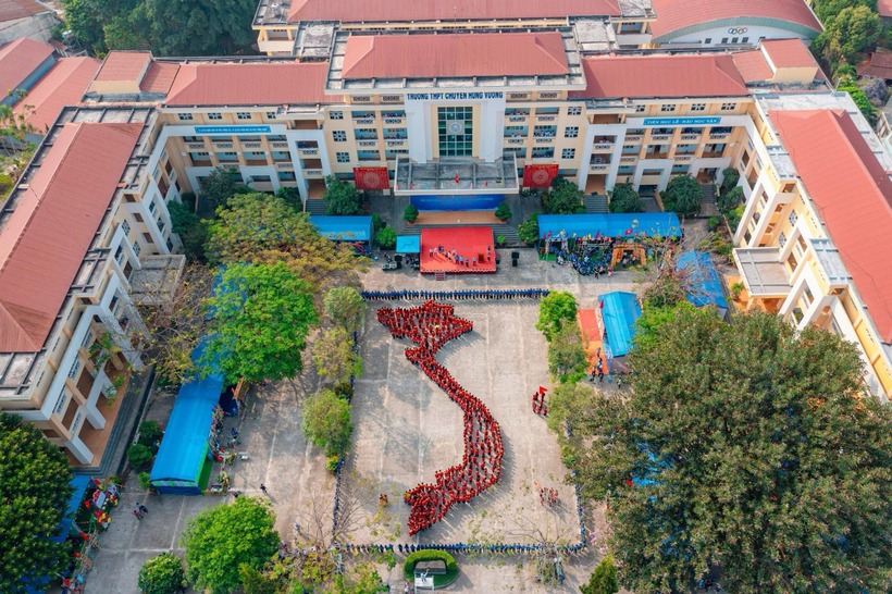 Trường THPT chuyên Hùng Vương đã có tổng số hơn 575 học sinh đạt giải trong các kỳ thi Học sinh giỏi Quốc gia. Ảnh sưu tầm.