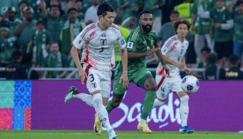 Nhật Bản thắng 2 - 0 trong trận đấu với Saudi Arabia. Ảnh: AFC