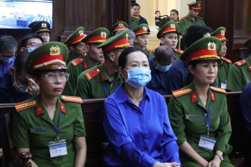 Bà Trương Mỹ Lan tại phiên tòa. Ảnh: Pháp luật TP.HCM