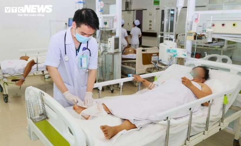 Sức khỏe nữ bệnh nhân đã có tiến triển tốt. Ảnh: VTC News