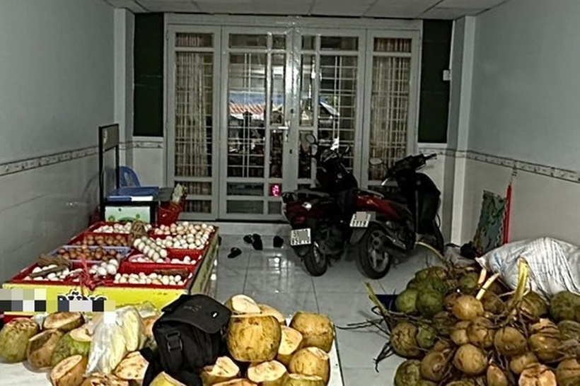 Hiện trường xảy ra vụ tai nạn. Ảnh: Báo Người lao động.