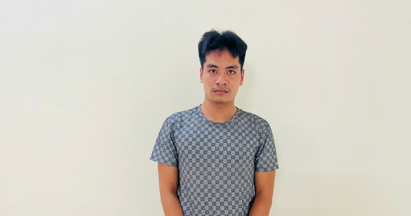 Nguyễn Văn Thiệu tại cơ quan công an.
