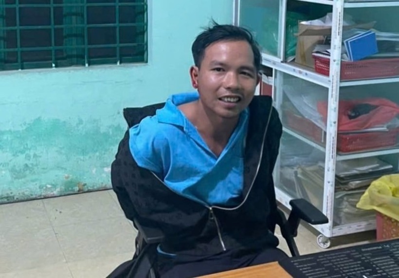 Nghịch tử chém chết bố ruột. Ảnh: Lao Động