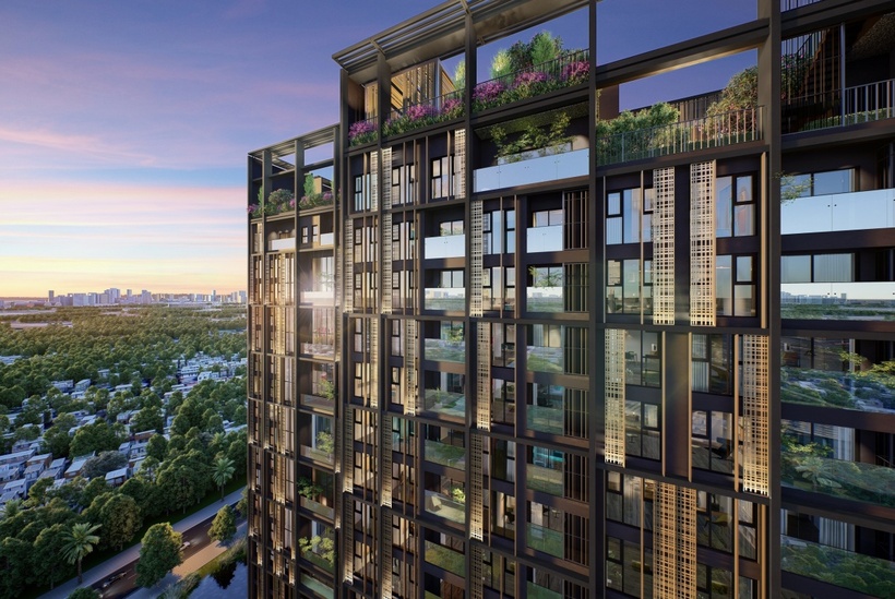 Phối cảnh mặt đứng dự án Lumi Hanoi.