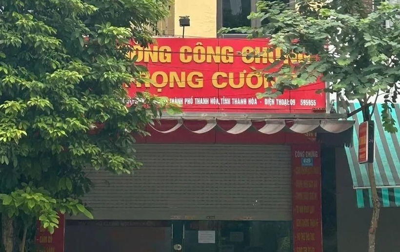 Văn phòng Công chứng Mai Trọng Cường tại TP Thanh Hóa. Ảnh: Công lý