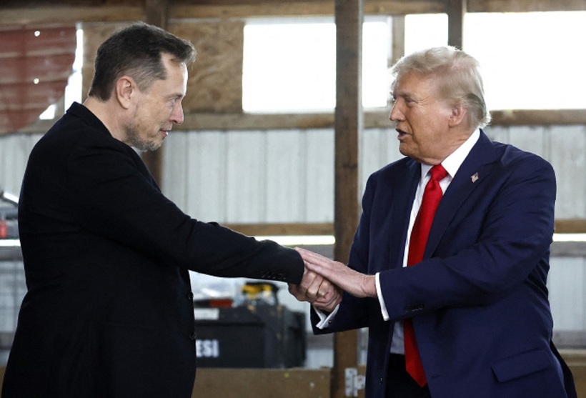 Ông Trump hứa bổ nhiệm tỷ phú Elon Musk làm "Bộ trưởng". Ảnh: Getty