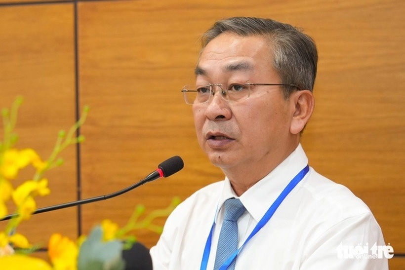 Ông Võ Ngọc Quốc Thuận - giám đốc Sở Nội vụ TP.HCM, phó chủ tịch hội đồng. Ảnh: Báo Tuổi trẻ.