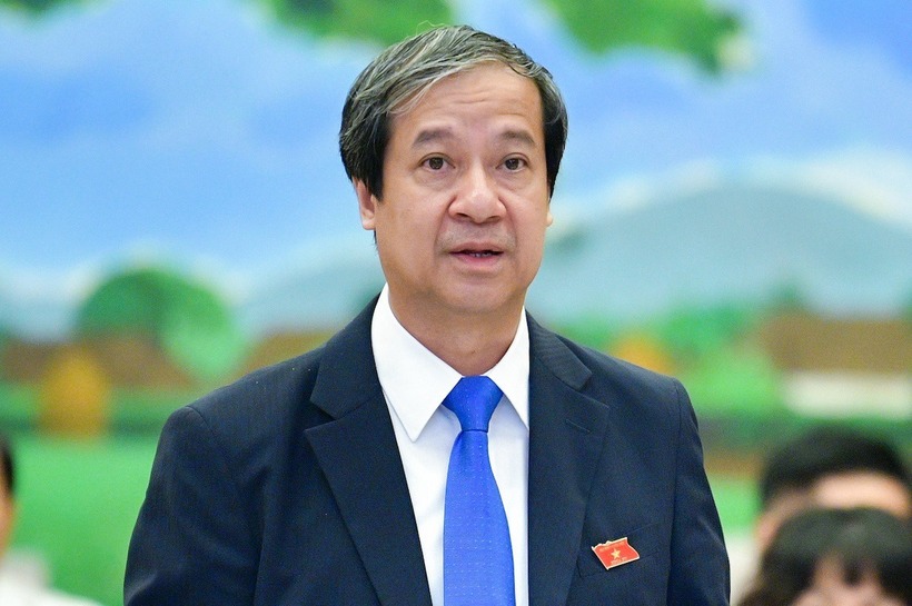 Bộ trưởng Bộ GD&ĐT Nguyễn Kim Sơn. Ảnh: Tuổi Trẻ