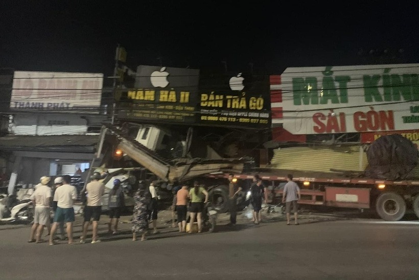 Hiện trường vụ tai nạn. Ảnh: Znews