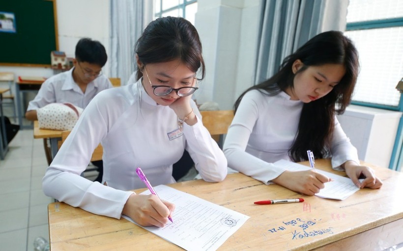 Năm 2025 là năm đầu tiên kì thi tốt nghiệp THPT được tổ chức theo Chương trình giáo dục phổ thông 2018. Ảnh minh họa