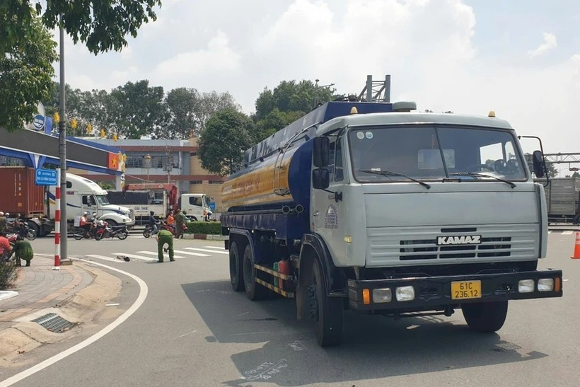 Hiện trường xảy ra vụ tai nạn. Ảnh: PLO.