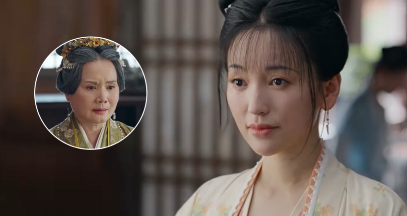 Biểu cảm của La lão phu nhân khi nhìn thấy cô gái.