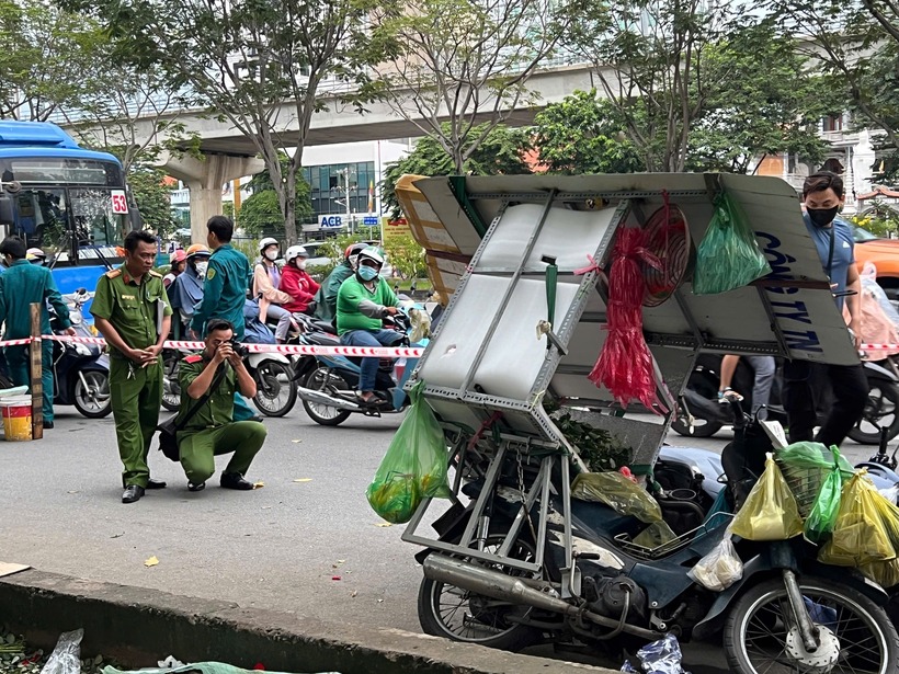 Vụ tai nạn khiến 1 người phụ nữ tử vong. Ảnh: Báo Giao thông