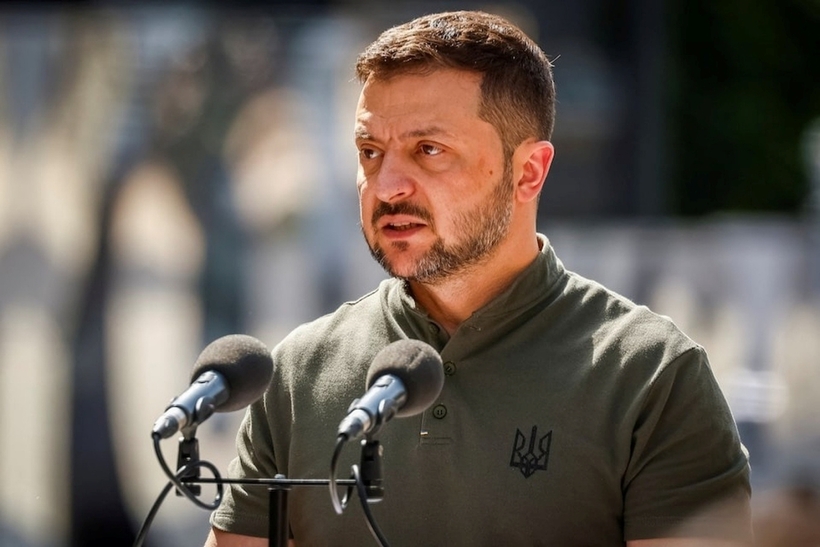 Tổng thống Ukraine Volodymyr Zelensky. Ảnh: Reuters