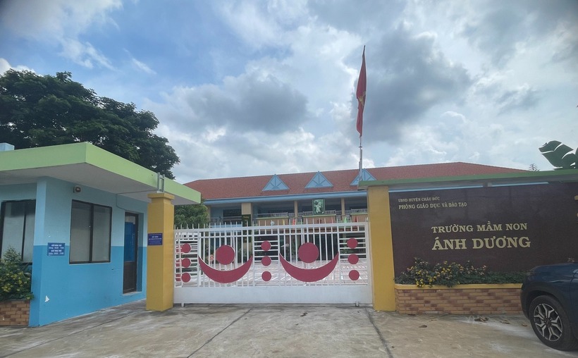 Trường Mầm non Ánh Dương. Ảnh: Người Lao Động