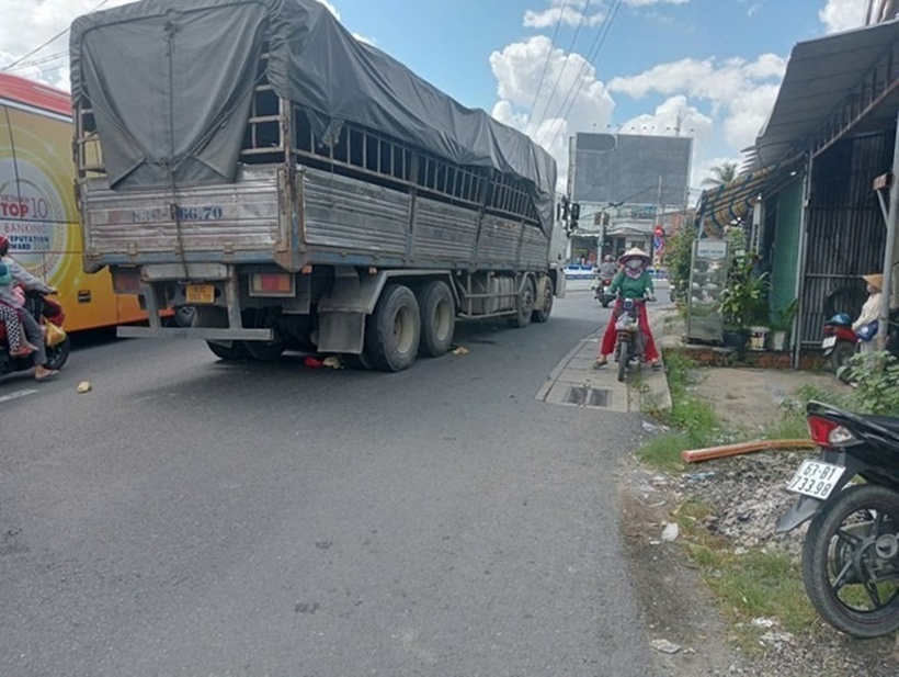 Hiện trường xảy ra vụ tai nạn. Ảnh: Báo Tiền phong.
