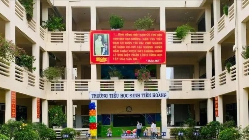 Trường Tiểu học Đinh Tiên Hoàng, TP.Ninh Bình. Ảnh: Dân trí