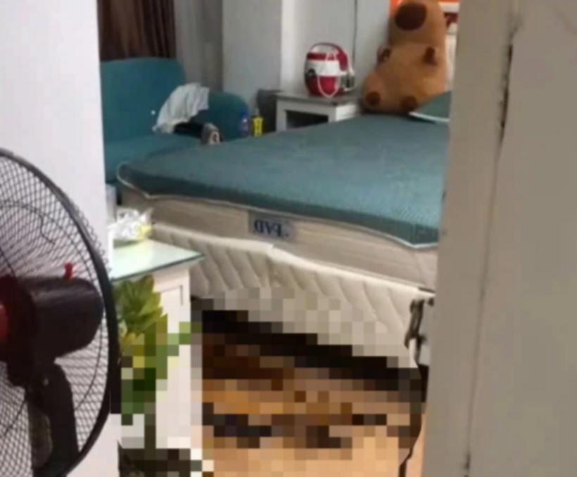 Phòng trọ phát hiện thi thể cô gái. Ảnh: Người Lao Động