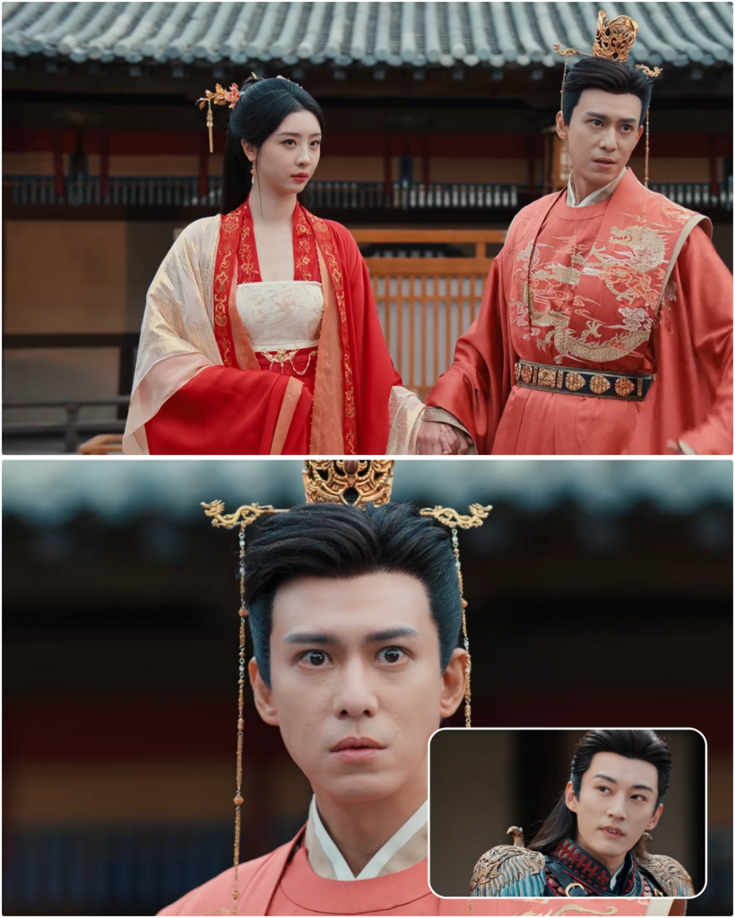 Thái tử đang tức giận liền hoảng hốt tột độ khi thấy Mộ Dung Cảnh Hòa.