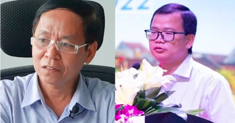 Bị can Nguyễn Văn Văn và Lê Ngọc Tường. (Ảnh: Hoàng An)