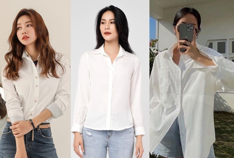Mỗi dáng người sẽ hợp với dáng áo sơ mi khác nhau.