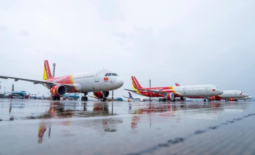 Tạm thời đóng cửa 4 sân bay do ảnh hưởng bão số 6 Trà Mi. (Ảnh: VNN)