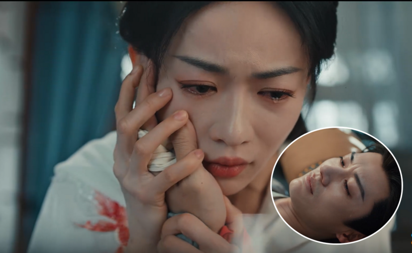 Mi Lâm và Mộ Dung Cảnh Hòa rơi nước mắt nhìn nhau.