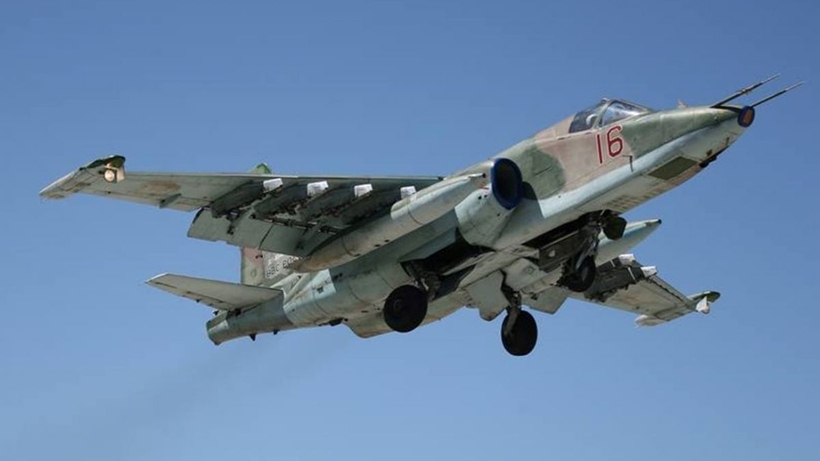 "Xe tăng bay" Su-25 của Nga. Ảnh: Newsweek