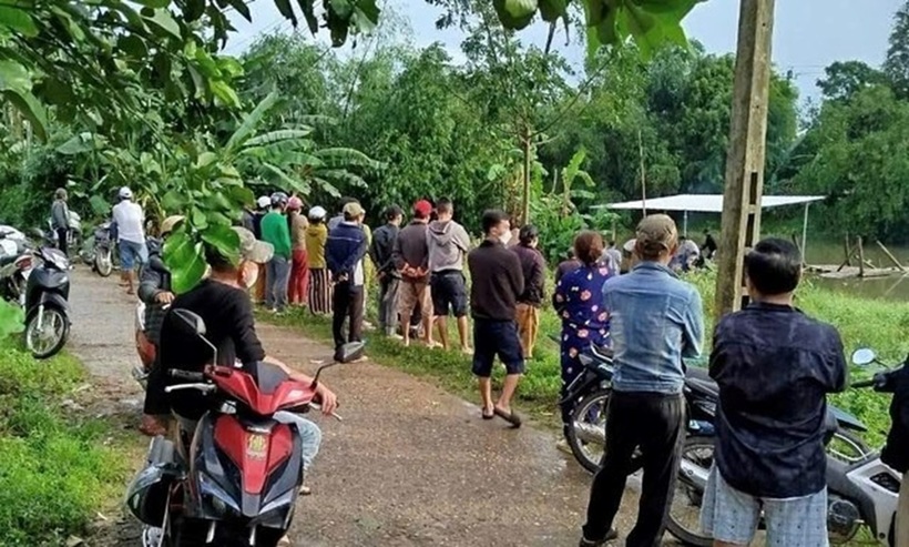 Khu vực nơi tìm thấy thi thể người đàn ông. Ảnh: Lao động