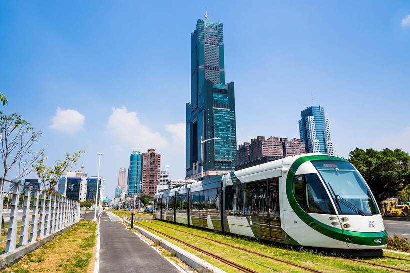 Một tuyến đường sắt nhẹ tại Đài Loan