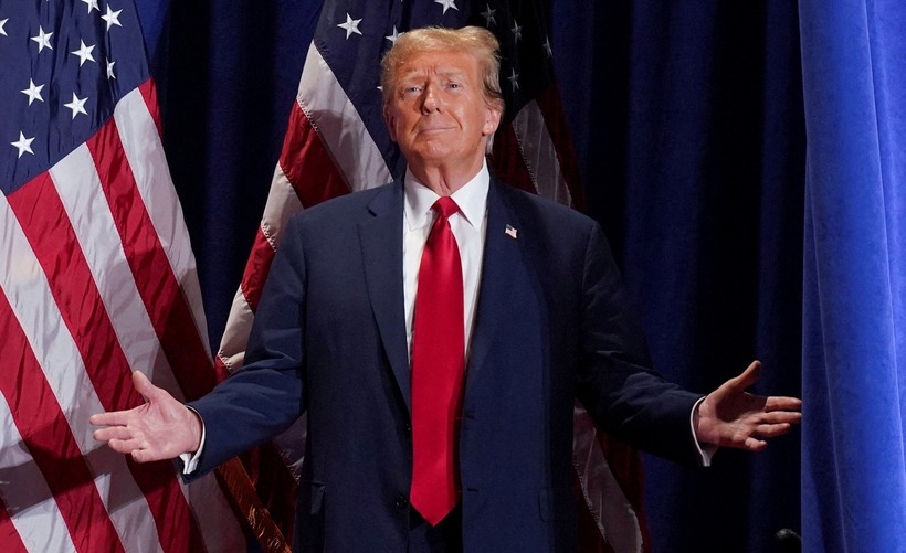 Ông Trump bất ngờ úp mở về "bí mật nhỏ nhưng có tác động lớn" đến bầu cử Tổng thống Mỹ 2024. Ảnh: Reuters