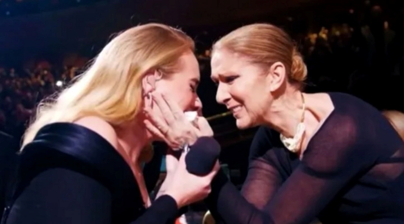 "Họa mi nước Anh" xúc động khi thấy Celine Dion đến dự buổi hòa nhạc của mình.