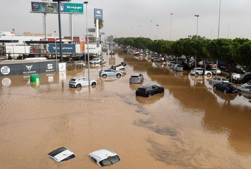 Hình ảnh về trận thiên tai lịch sử tại Tây Ban Nha. Ảnh: Getty