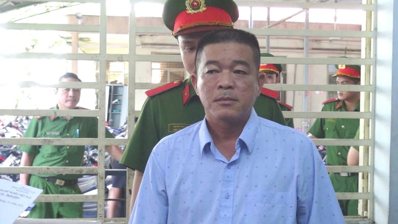 Bị can Tống Thanh Việc thời điểm bị bắt giữ. Ảnh: Dân Trí