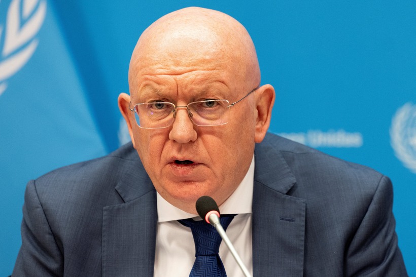 Đại sứ Nga tại Liên Hợp Quốc Vassily Nebenzia. Ảnh: Reuters