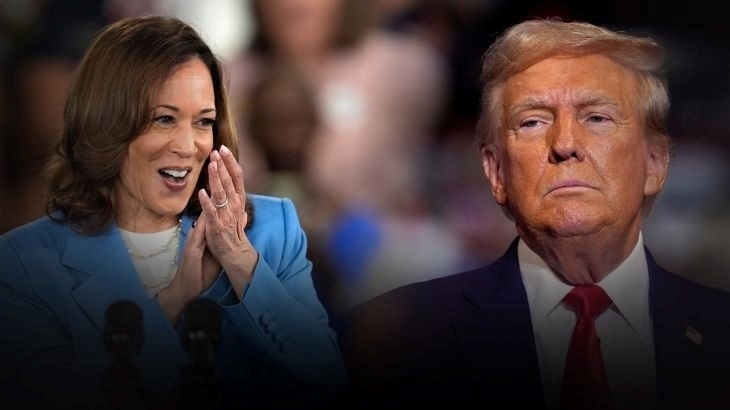 Bà Harris vẫn đang dẫn trước ông Trump sít sao trên toàn quốc. Ảnh: Aljazeera