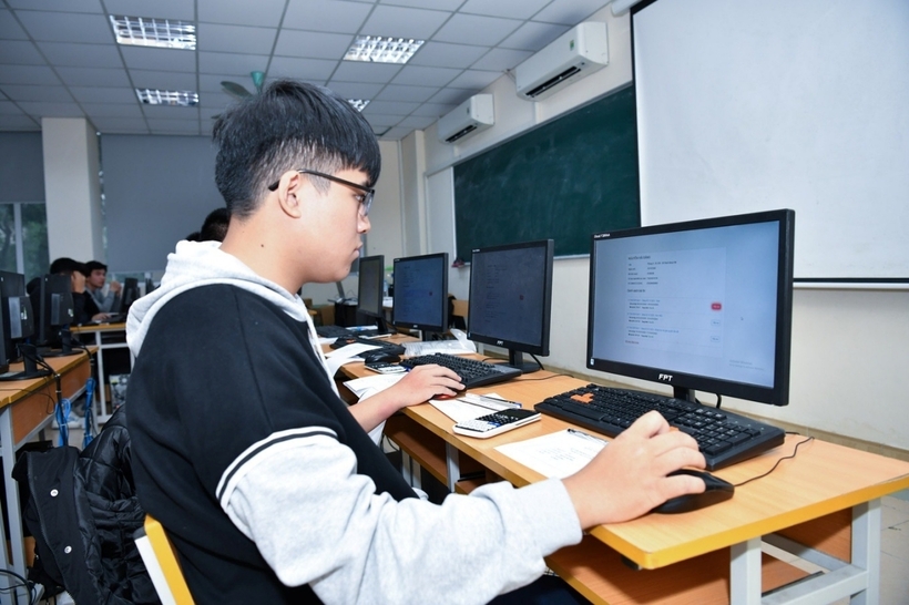 Kỳ thi đánh giá tư duy của Đại học Bách khoa Hà Nội năm 2025 dự kiến tổ chức trong 3 đợt. Ảnh minh họa: Dân Trí