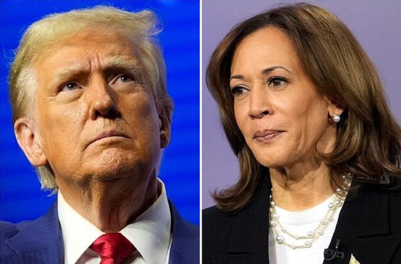 Phó Tổng thống Mỹ Kamala Harris và Cựu Tổng thống Mỹ Donald Trump. Ảnh: CNN