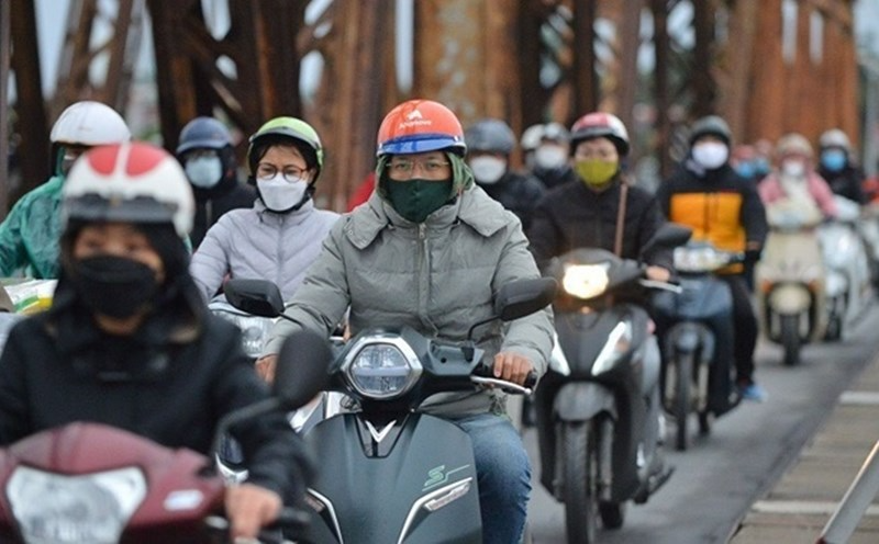 Miền Bắc đón đợt rét đậm đầu tiên mùa đông năm nay. Ảnh minh hoạ