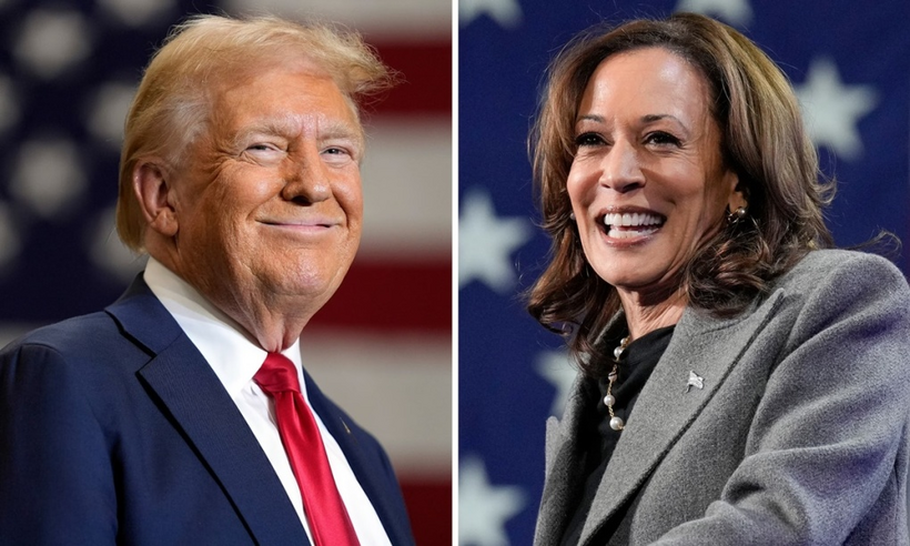 Ứng cử viên Tổng thống đảng Dân chủ Kamala Harris và ứng viên tổng thống đảng Cộng hòa Donald Trump. Ảnh: CNN