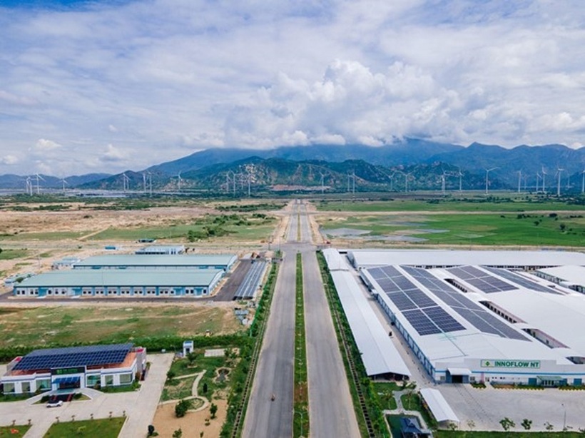 KCN Du Long dần định hình phát triển sang KCN xanh trong khu vực (Hình ảnh: KCN Du Long)