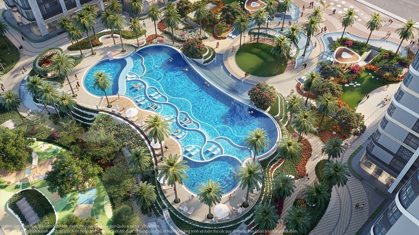 The Opus One sở hữu chuỗi tiện ích đẳng cấp, sang trọng như resort